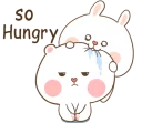 🐽 emoji Tuagom Puffy Rabbit By TORA JUNG Telegram sticker 11 of 76