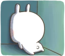 🐽 emoji Tuagom Puffy Rabbit By TORA JUNG Telegram sticker 21 of 76