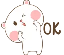 🐽 emoji TuaGom Puffy Bear and Rabbit by TORA JUNG Telegram sticker 12 of 79