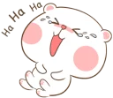 🐽 emoji TuaGom Puffy Bear and Rabbit by TORA JUNG Telegram sticker 20 of 79