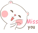 🐽 emoji TuaGom Puffy Bear and Rabbit by TORA JUNG Telegram sticker 22 of 79