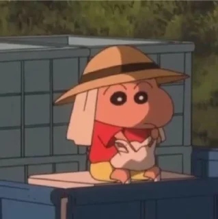 😕 emoji Shinchan Telegram sticker 24 of 24
