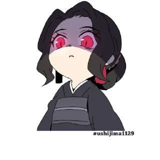 😑 emoji Chibi Telegram sticker 23 of 65