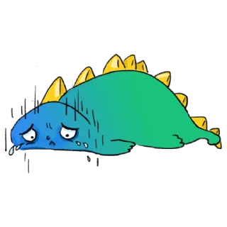 🤕 emoji Krystal Dinosaur Telegram sticker 14 of 21