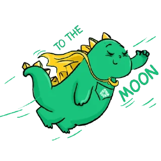 🤑 emoji Krystal Dinosaur Telegram sticker 13 of 21