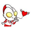 😘 emoji Ultraman Telegram sticker 15 of 41