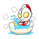 🛀 emoji Ultraman Telegram sticker 8 of 41