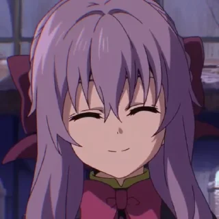 Sticker from Shinoa Hiiragi ; @yourtikel