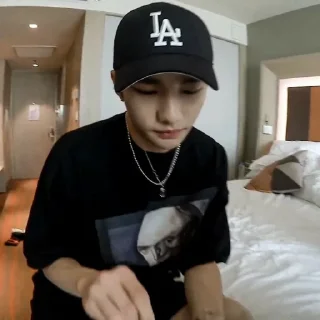 ☠ emoji Matthew as Hyunjin Telegram sticker 11 of 43
