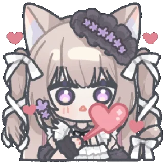 ❤️ emoji 伊吹小秋1 @zhaxia_cn Telegram sticker 18 of 96
