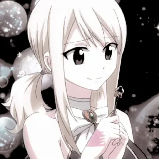 🗝 emoji Lucy Heartfilia Telegram sticker 23 of 64