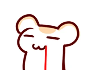 😑 emoji Bison仓鼠 Telegram sticker 5 of 33