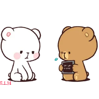 😁 emoji @S_i_Bi (Milk & Mocha ) Telegram sticker 8 of 100