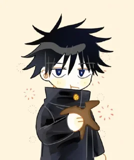 ▪️ emoji Fushiguro Megumi. Telegram sticker 13 of 20