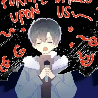🎤 emoji Mu Zixing @stiker_webtoon Telegram sticker 11 of 34