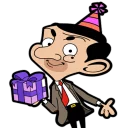 🎁 emoji mr bean the animated series Telegram sticker 8 of 40