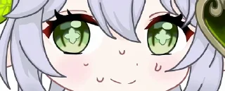 😅 emoji 纳西妲表情包 @karako_c Telegram sticker 11 of 33