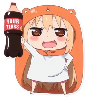 😭 emoji Himoutu! Umaru-Chan @Otakuzdream Telegram sticker 16 of 87