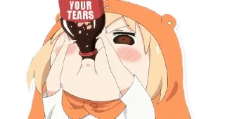 😭 emoji Himoutu! Umaru-Chan @Otakuzdream Telegram sticker 17 of 87