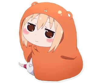😕 emoji Himoutu! Umaru-Chan @Otakuzdream Telegram sticker 23 of 87