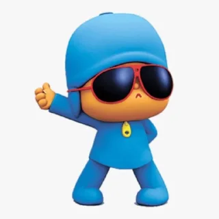 Sticker from pocoyo ><
