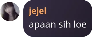Sticker from jejel ajojing ala ala ajojing