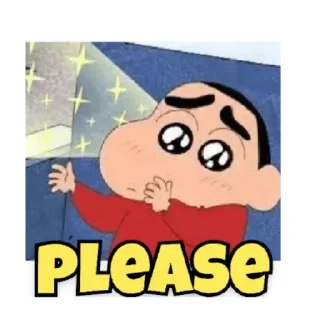 🥺 emoji Shinchan💖🌱 @stickersbag @itsmelegend Telegram sticker 5 of 50