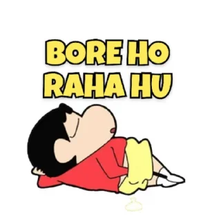 🥱 emoji Shinchan💖🌱 @stickersbag @itsmelegend Telegram sticker 24 of 50