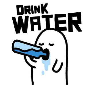 💧 emoji Voices in My Brain Telegram sticker 16 of 33