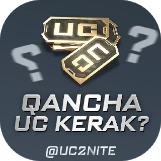 ❓ emoji 2NITE UC SERVICE Telegram sticker 5 of 10