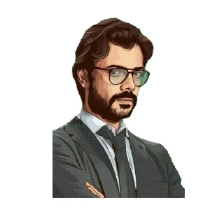 ☺️ emoji @moneyheiststickers for more Telegram sticker 6 of 16
