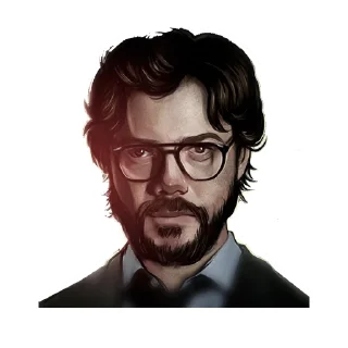 😁 emoji @moneyheiststickers for more Telegram sticker 8 of 16