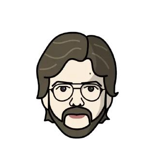 😐 emoji @moneyheiststickers for more Telegram sticker 10 of 16