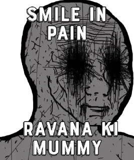 🤔 emoji Ravana ki chut Telegram sticker 16 of 44