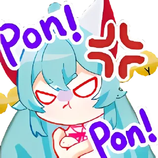 💢 emoji TaffyNekuma 点此更多贴纸 @riridoafflinks Telegram sticker 7 of 70