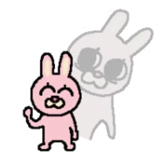 👿 emoji 兔子秀珍 更多贴纸 @riridoafflinks Telegram sticker 15 of 74