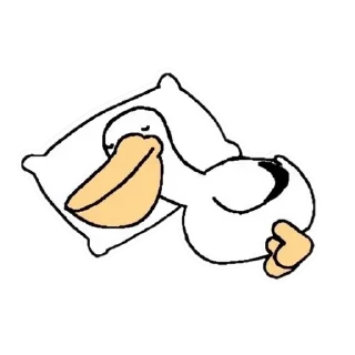 😪 鹈鹕小河 更多贴纸 @riridoafflinks, Telegram sticker 23 of 47