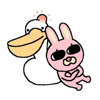🤐 鹈鹕小河 更多贴纸 @riridoafflinks, Telegram sticker 16 of 47
