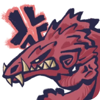 🔳 emoji MonsterHunter →@whitefatalisbot Telegram sticker 8 of 120