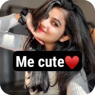🥰 emoji Girl @Sumit_Official_01 Telegram sticker 9 of 120