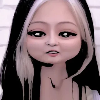 🥺 emoji ૮₍ JENNIE ₎ა @lesyeuxdee @stikerjenniel Telegram sticker 11 of 20