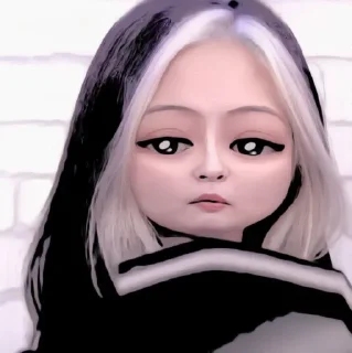 🥺 emoji ૮₍ JENNIE ₎ა @lesyeuxdee @stikerjenniel Telegram sticker 7 of 20