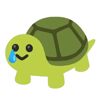 🥲 emoji Turtles @u1f422 Telegram sticker 22 of 120