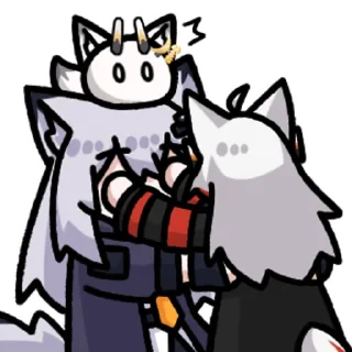 👮 emoji 玉狐狸系列二 @zhaxia_cn Telegram sticker 16 of 120