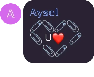 Sticker from VALERIO 🖤 AYSEL
