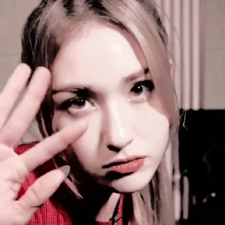 🍧 emoji ★ ˖ jeon somi @stickerrroleplayer Telegram sticker 23 of 41