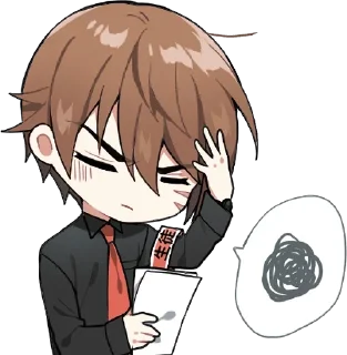 🎨 emoji ๑՞⋆🎨 roy & sαwαii，@stickerrroleplayer Telegram sticker 6 of 39