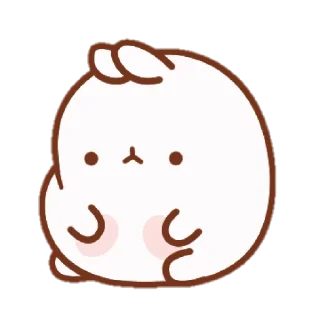 💭 emoji Molang 💭 ㅡ by @taerastickers Telegram sticker 15 of 16