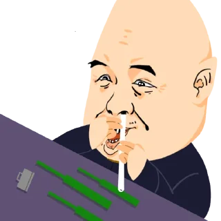 🚬 emoji Eggman Telegram sticker 20 of 27