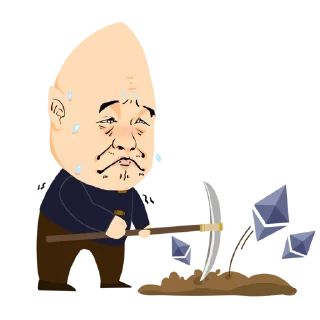 ⛏️ emoji Eggman Telegram sticker 18 of 27
